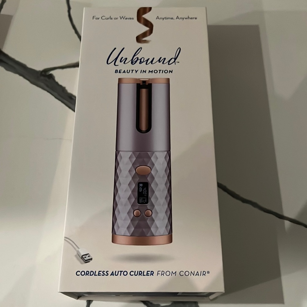 Conair Unbound Cordless Auto Curler like new.
